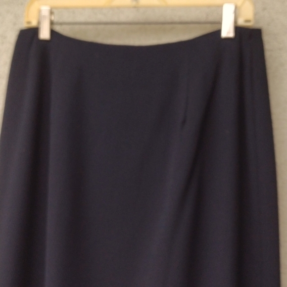 Flawed Jones New York Black Wool Maxi Skirt 12 - Picture 5 of 10